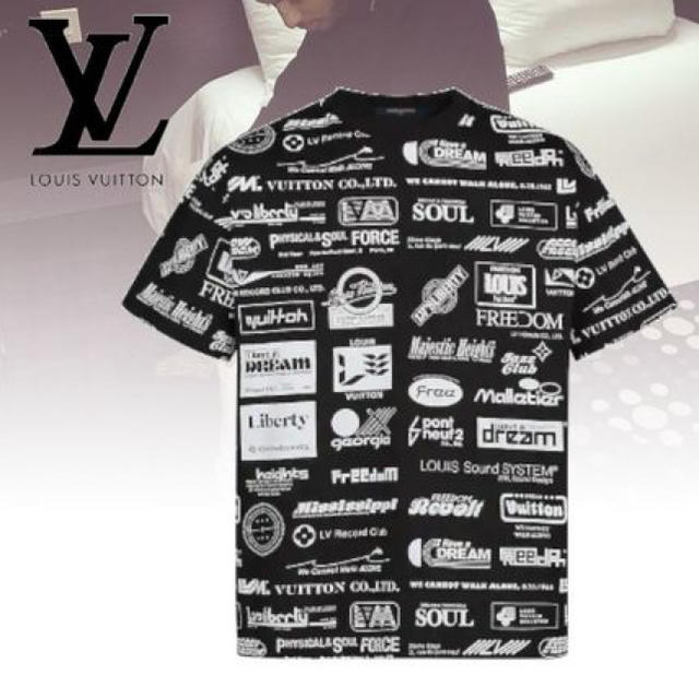 LOUIS VUITTON - 売れなければ取消します。オールオーバーロゴプリンテッドTシャツ