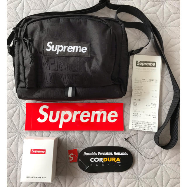 Supreme(シュプリーム)のSupreme2019ss Sholder Bag blackショルダー黒新品 メンズのバッグ(ショルダーバッグ)の商品写真