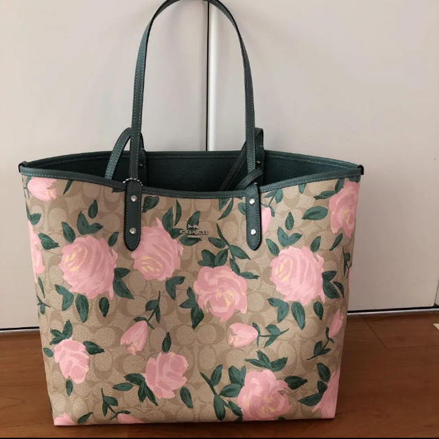 COACH - 新品 正規品 coach トートバッグ 花柄(2018年春モデル)