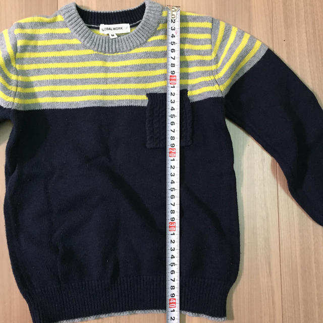 GLOBAL WORK(グローバルワーク)の新品  グローバルワーク ☆セーター M 100㎝ キッズ/ベビー/マタニティのキッズ服男の子用(90cm~)(ニット)の商品写真