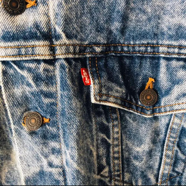 Levi's(リーバイス)のアメリカ製　リーバイス  デニムジャケット  Gジャン　80s rai様専用☺︎ メンズのジャケット/アウター(Gジャン/デニムジャケット)の商品写真