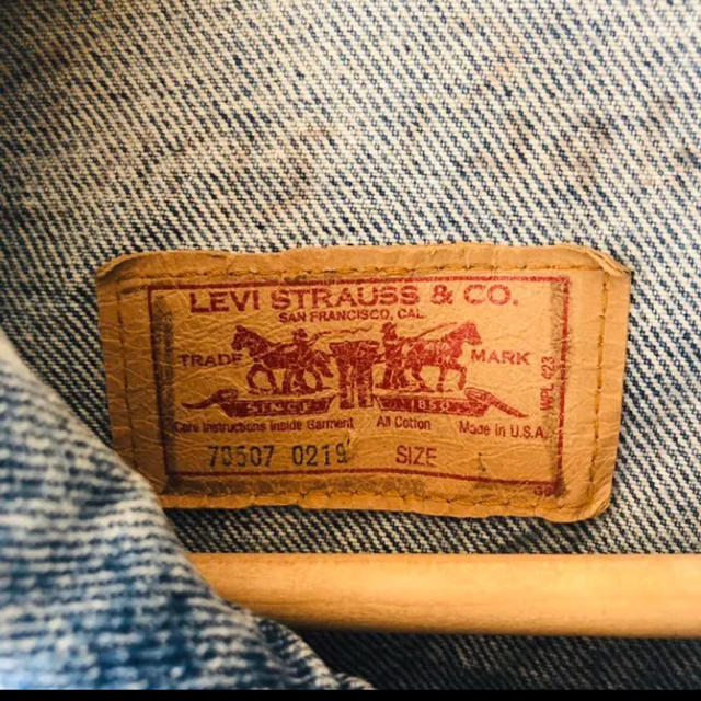 Levi's(リーバイス)のアメリカ製　リーバイス  デニムジャケット  Gジャン　80s rai様専用☺︎ メンズのジャケット/アウター(Gジャン/デニムジャケット)の商品写真