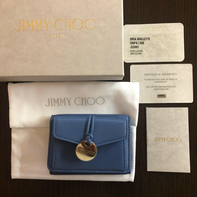 JIMMY CHOO(ジミーチュウ)の日本未発売JIMMY CHOO新品コンパクトウォレット BRIA レディースのファッション小物(財布)の商品写真