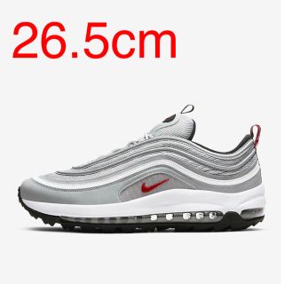 ナイキ(NIKE)の【26.5cm】送料無料 ナイキ エアマックス 97 ゴルフ シルバーバレット(スニーカー)