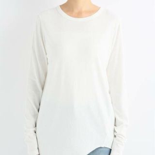 ドゥーズィエムクラス(DEUXIEME CLASSE)のLayering Tシャツ　ホワイト(カットソー(長袖/七分))