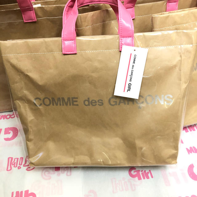 CDG GIRL PVC トートバッグ 渋谷パルコ限定 ギャルソン ピンク