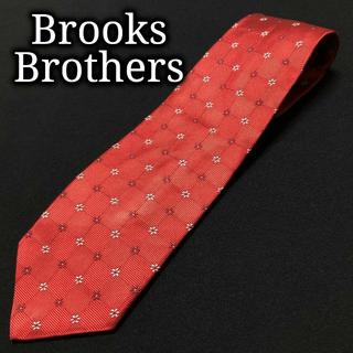 ブルックスブラザース(Brooks Brothers)のブルックスブラザーズ フラワーチェック レッド ネクタイ A102-U05(ネクタイ)