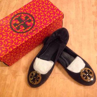 トリーバーチ(Tory Burch)のトリーバーチ★ネイビー フラットシューズ(ハイヒール/パンプス)