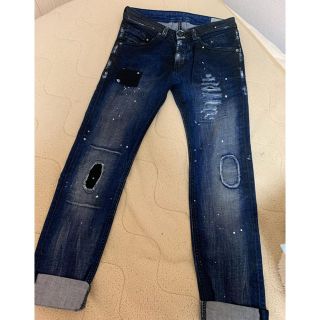 ディーゼル(DIESEL)の新品　ディーゼル　キッズ　ペイントデニム　10Y(パンツ/スパッツ)