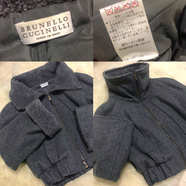 BRUNELLO CUCINELLI(ブルネロクチネリ)のBRUNELLO CUCINELLI ブルネロクチネリ　ジャケット　ブルゾン レディースのジャケット/アウター(テーラードジャケット)の商品写真