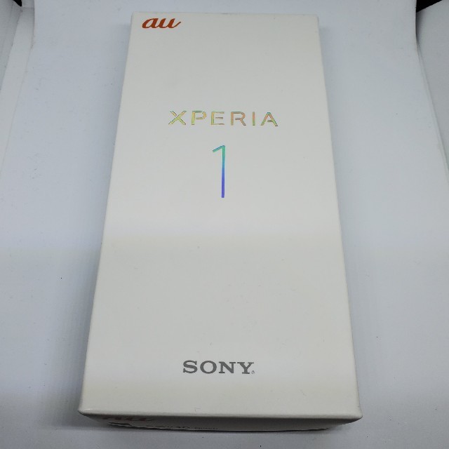 Xperia(エクスペリア)のSIMフリー Xperia 1 SOV40 未使用品 ブラック スマホ/家電/カメラのスマートフォン/携帯電話(スマートフォン本体)の商品写真