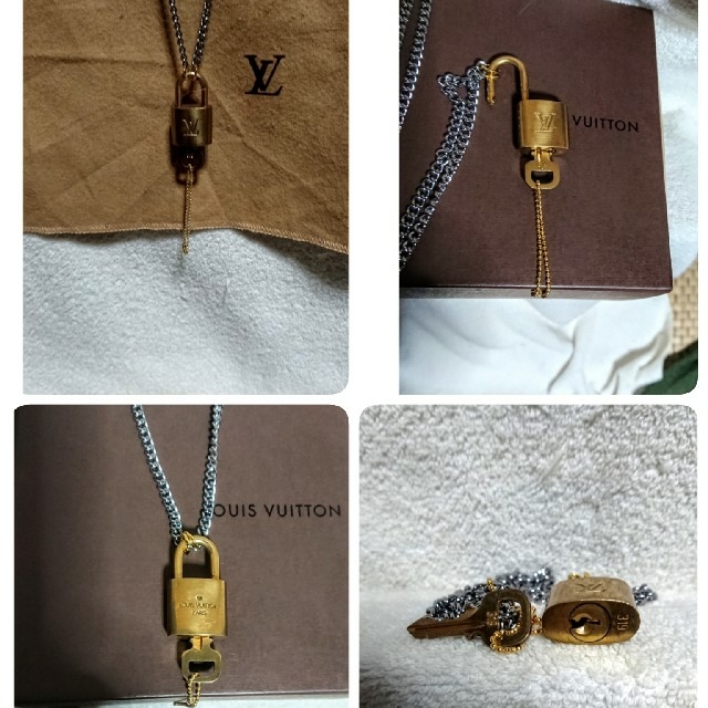 LOUIS VUITTON(ルイヴィトン)のルイヴィトンゴールド カデナ南京錠鍵1付き メンズのアクセサリー(ネックレス)の商品写真