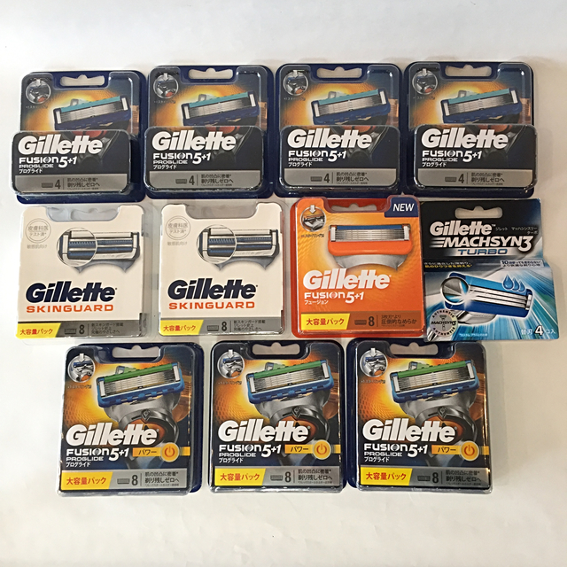 ジレット Gillette 替刃 フュージョン 5＋1 他 68個 未使用品