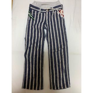 デニムダンガリー(DENIM DUNGAREE)のジャズネップストライプ ペナント レイヤード PN(パンツ/スパッツ)