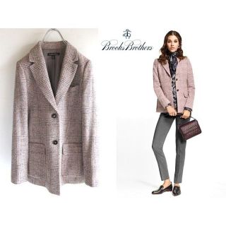 ブルックスブラザース(Brooks Brothers)の定価69120円 ブルックスブラザーズ 伊製生地 グレンチェックツイードブレザー(テーラードジャケット)