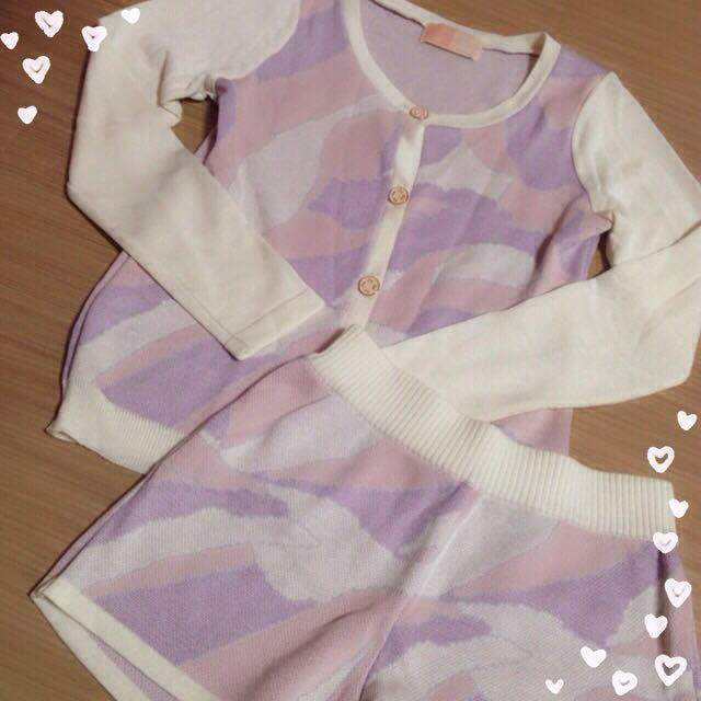 rady♡ミルフルールニットセットアップ