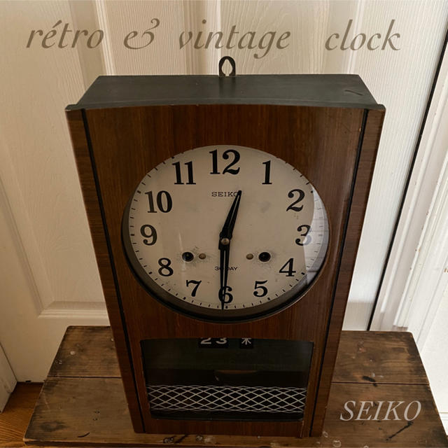 SEIKO精工30DAY振り子時計ゼンマイ掛け時計柱時計ボンボン時計古時計