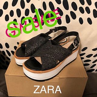 ザラ(ZARA)の再値下げ❗️ZARA 厚底サンダル(サンダル)