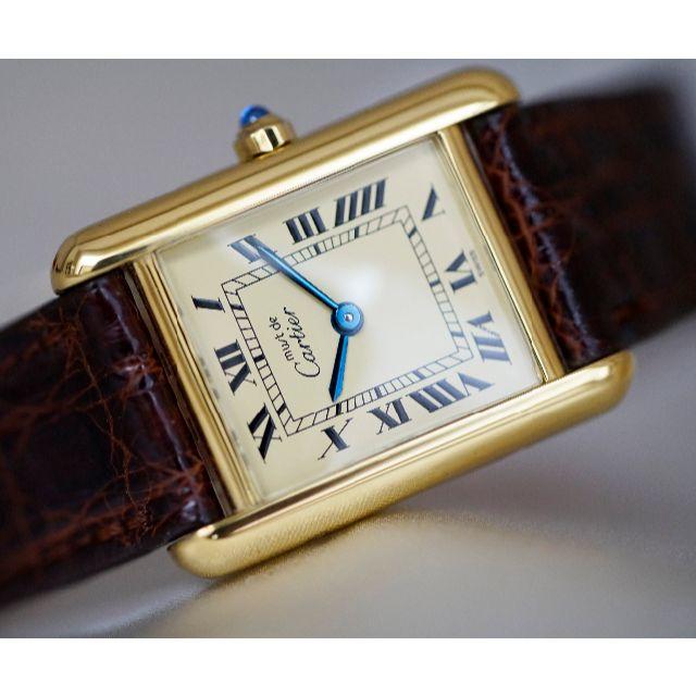 Cartier - 専用 美品 カルティエ マスト タンク アイボリー SM Cartier
