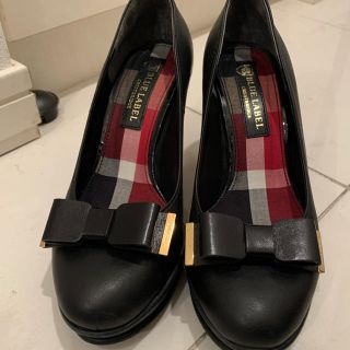 バーバリーブルーレーベル(BURBERRY BLUE LABEL)のブルーレーベルクレストブリッジ ヒール(ハイヒール/パンプス)