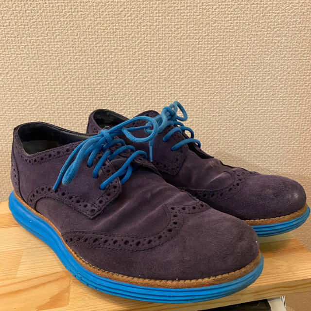 Cole Haan(コールハーン)のCOLE HAAN LunarGrand 7.5M 25.5cm ブルー  メンズの靴/シューズ(ドレス/ビジネス)の商品写真