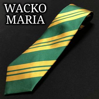 ワコマリア(WACKO MARIA)のワコマリア レジメンタル イエロー＆グリーン ネクタイ A102-W13(ネクタイ)