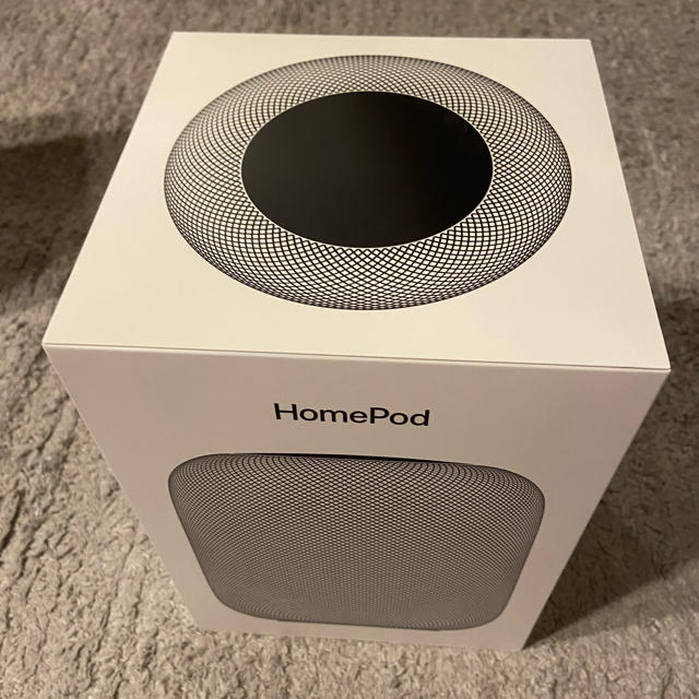 Apple(アップル)のshima520様専用 HomePod  スペースグレー スマホ/家電/カメラのオーディオ機器(スピーカー)の商品写真