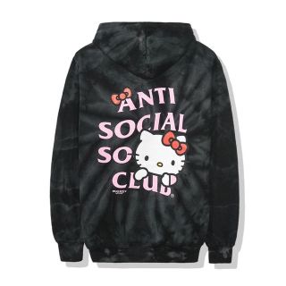 アンチ(ANTI)のHello Kitty x Assc Black Tie Dye Hoodie(パーカー)