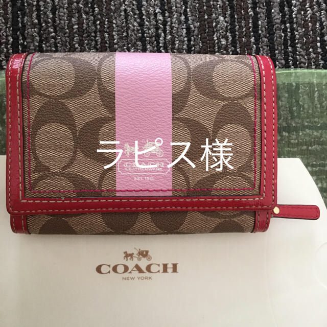 COACH(コーチ)のCOACH 財布　折り財布 レディースのファッション小物(財布)の商品写真