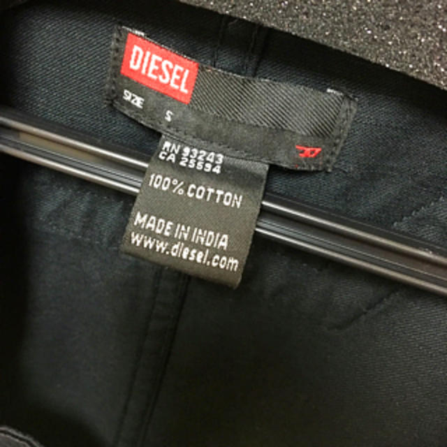 DIESEL(ディーゼル)のDIESEL 黒ジャケット レディースのジャケット/アウター(その他)の商品写真