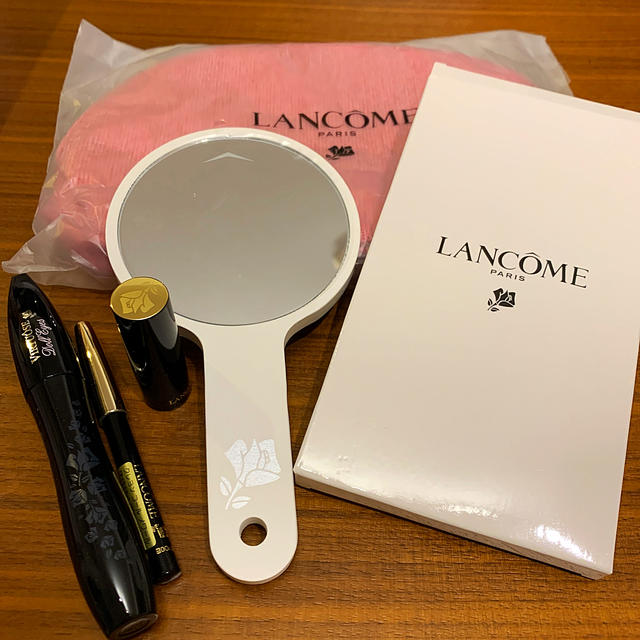 LANCOME(ランコム)のランコム✩︎マスカラアイライナー口紅ポーチ手鏡セット コスメ/美容のベースメイク/化粧品(マスカラ)の商品写真