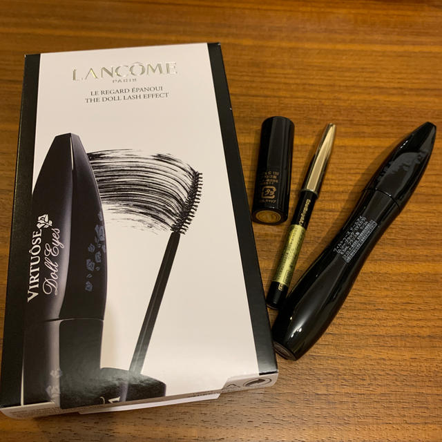 LANCOME(ランコム)のランコム✩︎マスカラアイライナー口紅ポーチ手鏡セット コスメ/美容のベースメイク/化粧品(マスカラ)の商品写真