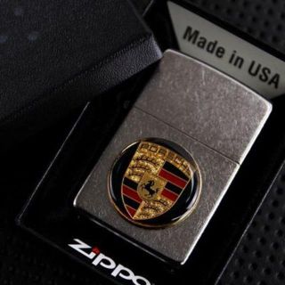 送料無料 ★USA製 ZIPPO メタル製 PORSCHE 911 ポルシェ(タバコグッズ)