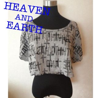 ヘブンアンドアース(HEAVEN and Earth)のHEAVEN★ショート丈トップス(Tシャツ(半袖/袖なし))