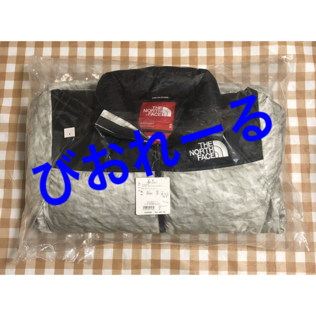 Mサイズ Supreme Paper Print Nuptse Jacket