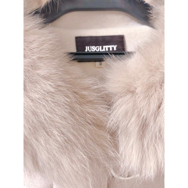 JUSGLITTY(ジャスグリッティー)の美品 早い者勝ち 定価7万円以上 JUSGLITTY  ジャスグリッティー レディースのジャケット/アウター(ダッフルコート)の商品写真