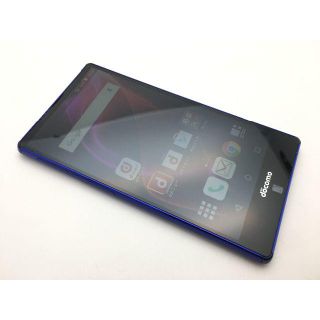 シャープ(SHARP)のSIMフリー docomo AQUOS ZETA SH-01H ブルー◆美品◆(スマートフォン本体)