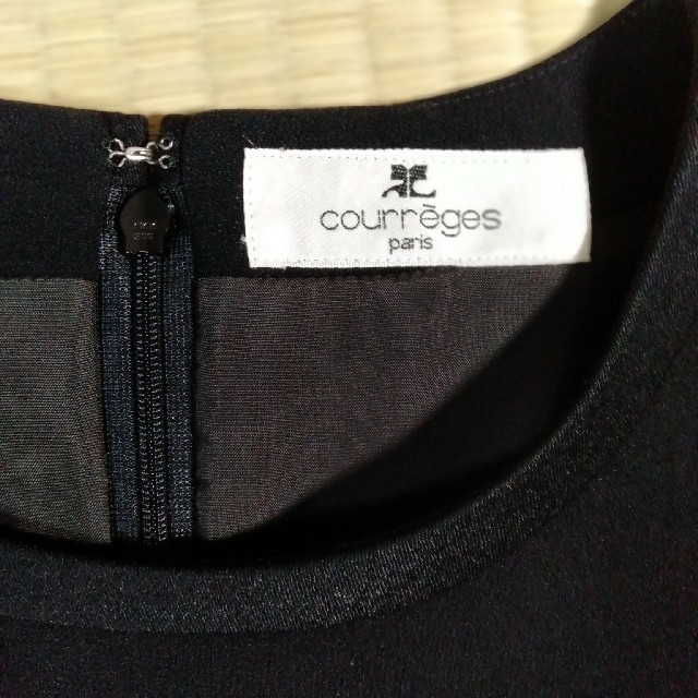 Courreges(クレージュ)の【極美品】クレージュ　♡ブラックワンピース♡ レディースのワンピース(ひざ丈ワンピース)の商品写真