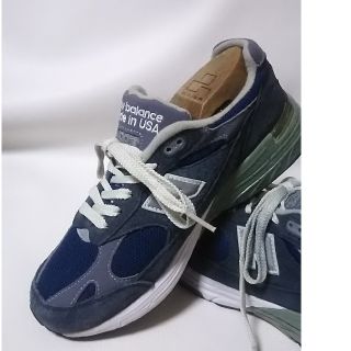 ニューバランス(New Balance)の
希少アメリカ製ビンテージ！ニューバランス993高級スニーカー紺銀


(スニーカー)