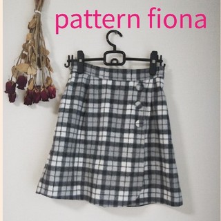 パターンフィオナ(PATTERN fiona)のパターンフィオナ♡ふんわり生地のチェックスカート(ひざ丈スカート)