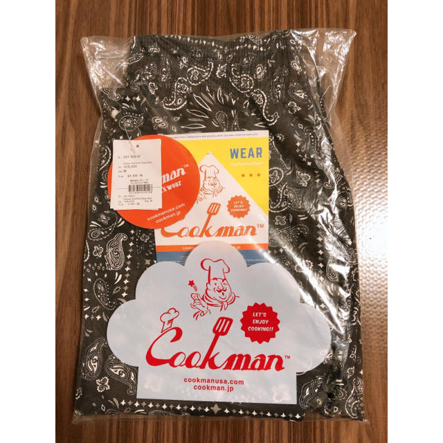 Cookman  クックマン　シェフパンツ　ペイズリー