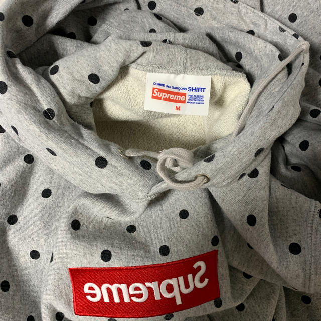 Supreme(シュプリーム)のSupreme COMME des GARCONS Dot BOX LOGO メンズのトップス(パーカー)の商品写真