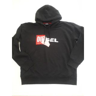 ディーゼル(DIESEL)のDIESEL　ディーゼル　プルオーバーパーカー　サイズL　ブラック(パーカー)