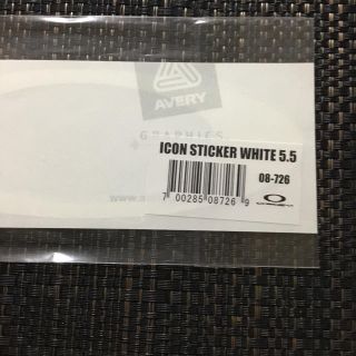 オークリー(Oakley)のOAKLEY オークリー ステッカー ホワイト ICON-sticker5.5(その他)