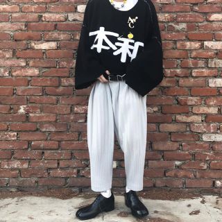 ラフシモンズ(RAF SIMONS)の【臣様専用】Cruffin 本和 Sweater 黒　(ニット/セーター)