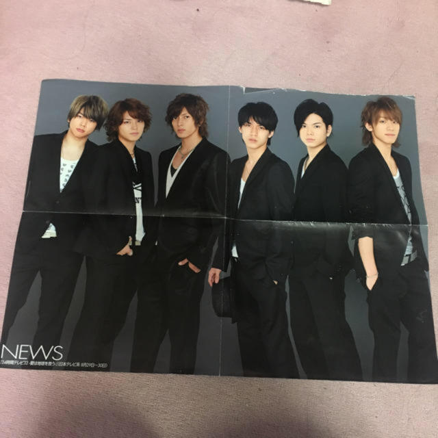 Johnny's(ジャニーズ)のNEWS 中山優馬w/B.I.Shadow ポスター エンタメ/ホビーのタレントグッズ(アイドルグッズ)の商品写真