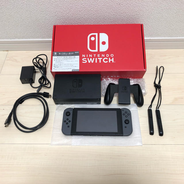新型】Nintendo Switch / ニンテンドースイッチ 本体 グレー 新型】Nintendo Switch / ニンテンドースイッチ 本体 グレー