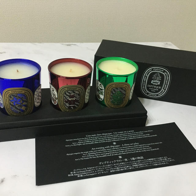 新品未使用】diptyque キャンドルセット 限定 www