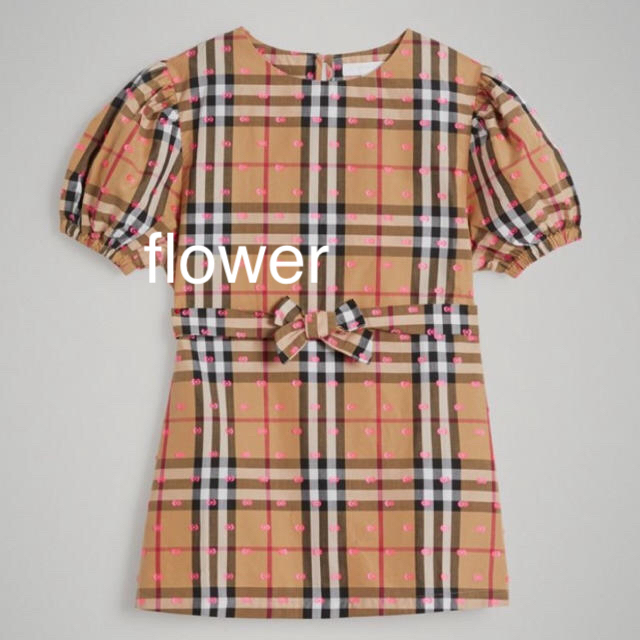 BURBERRY(バーバリー)の未使用　バーバリー　4y ワンピース　定価62640円 キッズ/ベビー/マタニティのキッズ服女の子用(90cm~)(ワンピース)の商品写真