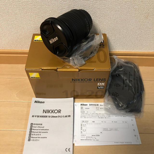 ☆ほぼ新品☆ ニコン AF-P DX 10-20 f4.5-5.6G VRレンズ(ズーム)